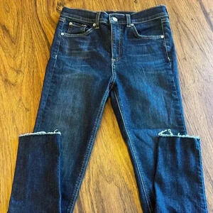 Rag & Bone 10 Inch Ankle Skinny Jean - Mad River Wash-Sz 27